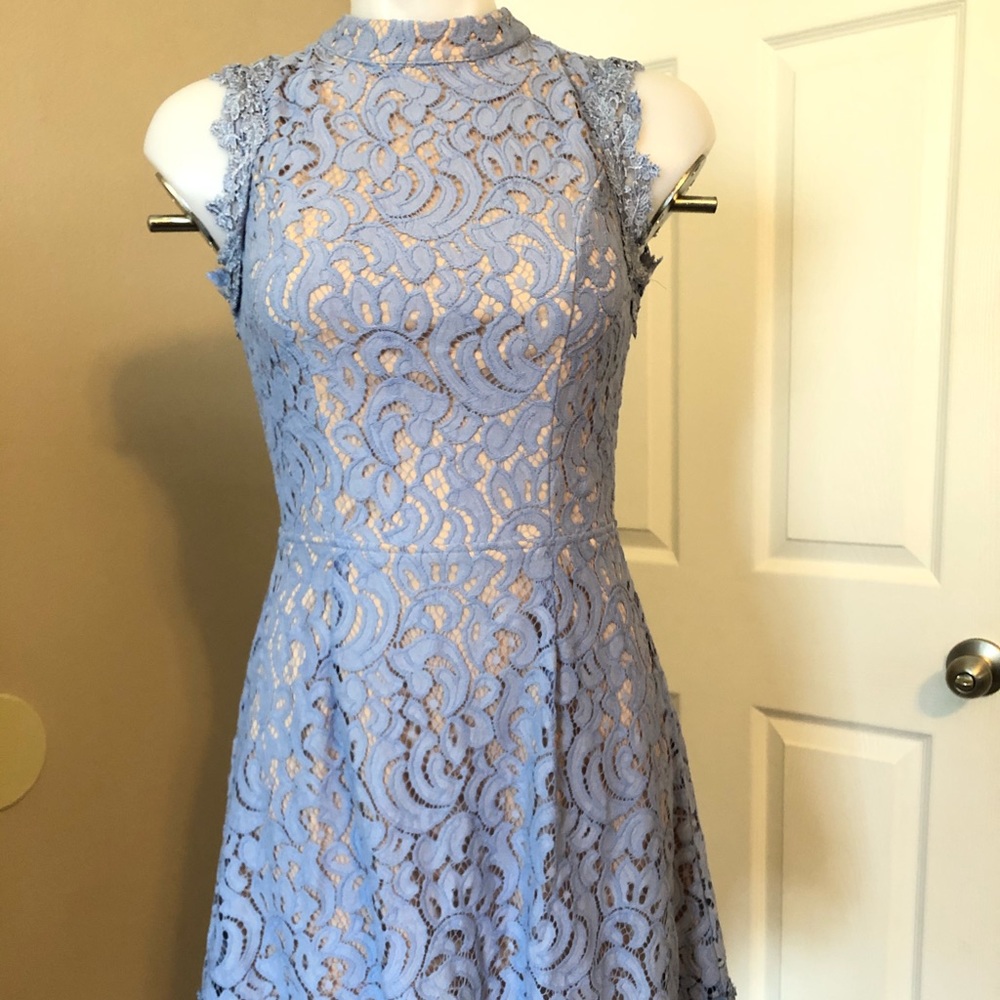 Light blue lace dress